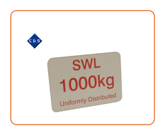 1000 SWL Label - C and S Shutters 