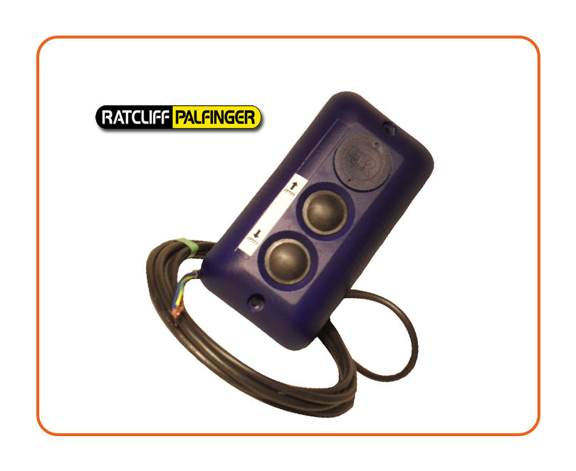 Thin Blue 2 Button Switch Box with Up and Down | C and S Shutters