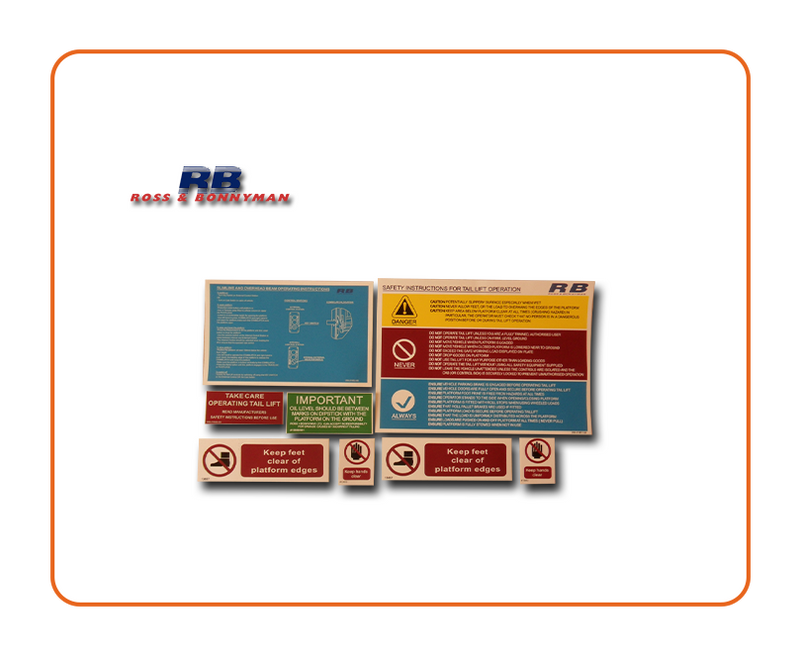 Buffers, Keys, Flags, Labels & Ramps | C and S Shutters