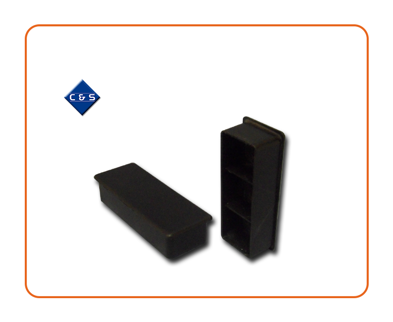 Shutter Blade End Cap END CAP, 100MM X 35MM, PART NUMBER CS247 | C and S Shutters