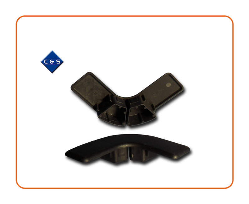 Shutter Blade End Cap Sideguard Rails and End Caps | C and S Shutters