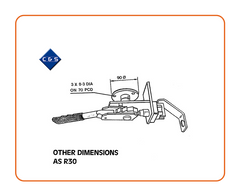 Curtain Tensioner - R33F - C and S Shutters 