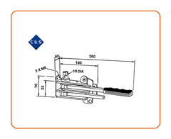 Curtain Tensioners - R46 - C and S Shutters 