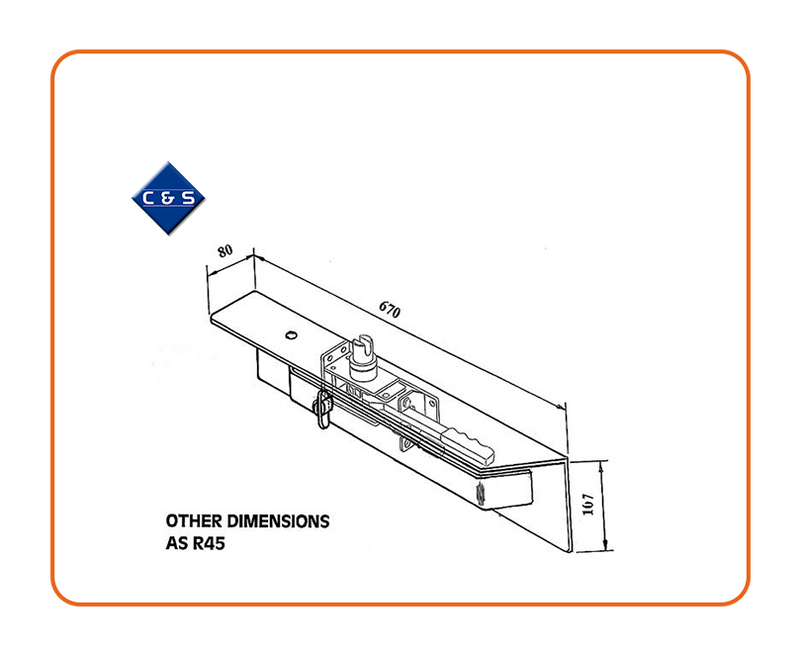 Curtain Tensioners - R67 - C and S Shutters 