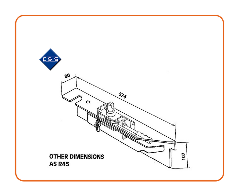 Curtain Tensioners - R69 - C and S Shutters 